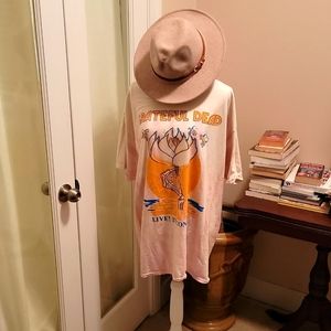 Grateful Dead tie dye oversized tee
